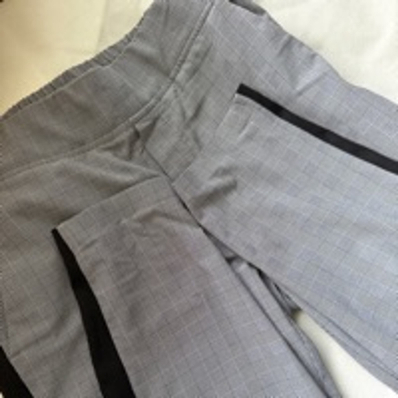 Athleta Brooklyn Plaid Ankle Pant Size 0 Travel Packable easy care lightweight - Picture 10 of 11